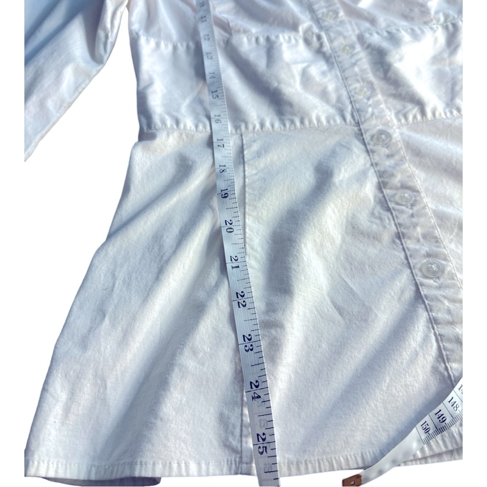WH | BM White Button Down Shirt, size S - Picture 4 of 6